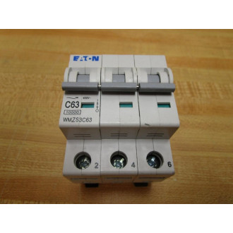Eaton WMZS3C63 63A Circuit Breaker - Used