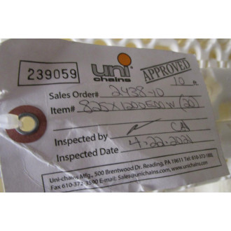 UNI Chains 825X1200E00W Flex One Chain Conveyor 540-0056