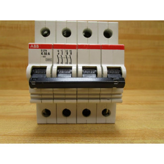 ABB S274 K 50 A 50A Circuit Breaker S274K50A - Used