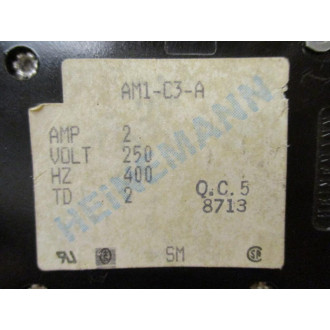 EatonHeinemann AM1-C3-A 2A Circuit Breaker AM1C3A - New No Box