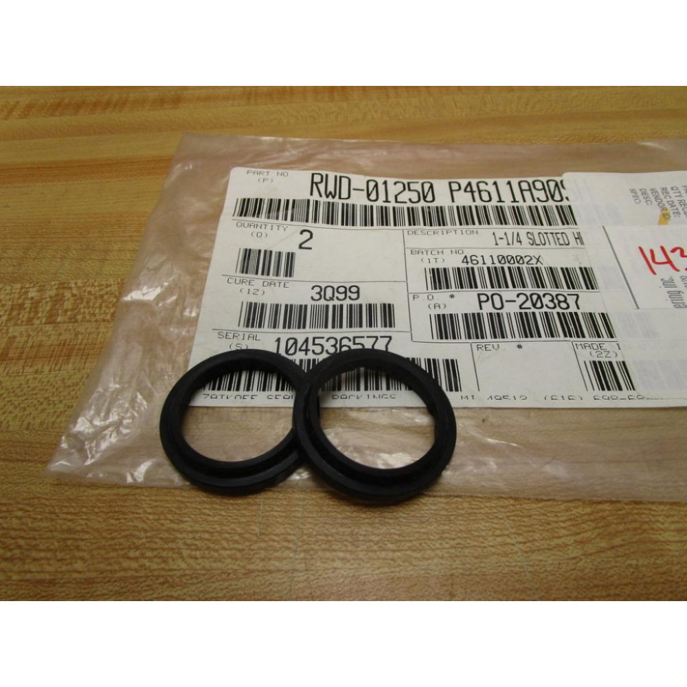 Parker RWD-01250 P4611A90SH 1-14" Wiper Ring RWD01250P4611A90SH (Pack of 2)