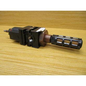 Parker 1EV1-310 Solenoid Valve 1EV1310 W FilterRegulator 2499A - Used