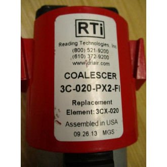 RTi 3C-020-PX2-FI Coalescer 3C020PX2FI - New No Box
