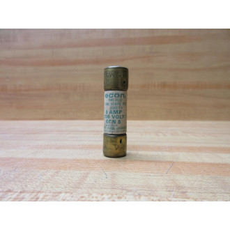 Economy Fuse ECN-8 Econ Fuse ECN8 (Pack of 3) - New No Box