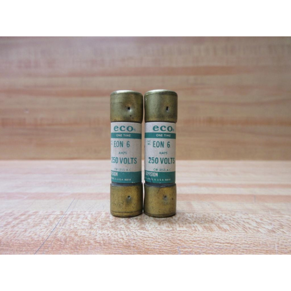 Economy Fuse EON-6 Econ Fuse EON6 (Pack of 2) - New No Box