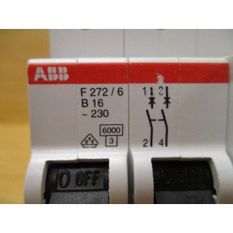 ABB F2726 B16 16A Circuit Breaker F2726B16 - Used