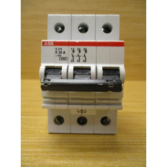 ABB S273-K20A 20A Circuit Breaker S273K20A - Used