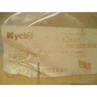 Nycoil 62550 Polyethylene Tubing 100' Feet (Pack of 5)