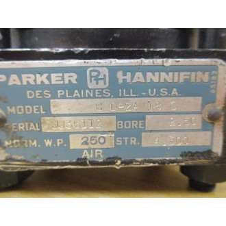 Parker Hannifin C D-2A 1B C Cylinder CD2A1BC - Used