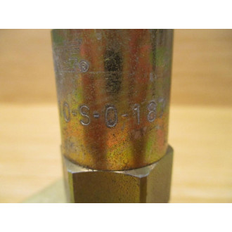 Vickers RV1-10-S-0-187 Solenoid Valve 20057A - New No Box