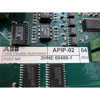 ABB 3HNE00480-1 APIP-02 Circuit Board 3HNE004801 - Used