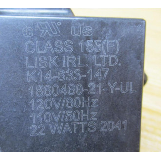 G.W. Lisk K14-633-147 Coil 1860460-21-Y-UL - New No Box