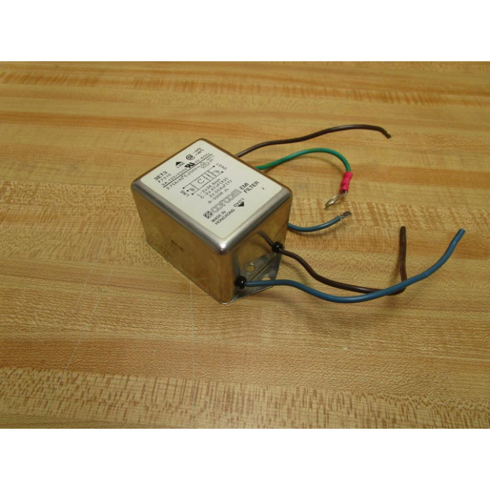 Corcom 3ET3 EMI Filter F7310 Mounted Never Used - New No Box