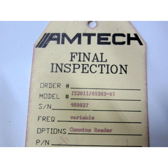 Amtech 10-2001-009 IT-2011 Cummins Reader