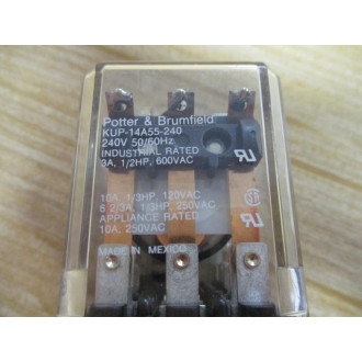 Potter & Brumfield KUP-14A55-240V Relay KUP14A55240V - New No Box