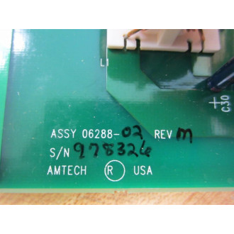 Amtech 06288-02 Power Board 0628802 - Used