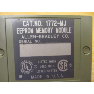 Allen Bradley 1772-MJ EEPROM Memory Module 1772MJ - Used