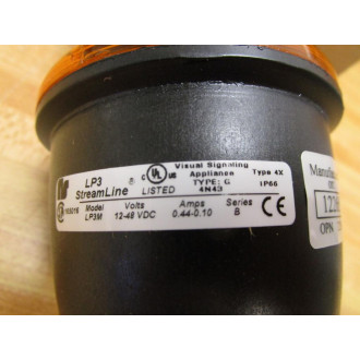 Federal Signal LP3M Amber Streamline Strobe Light