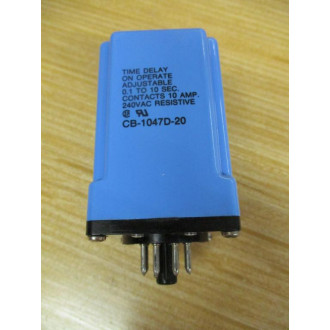 AMF Potter & Brumfield CB-1047D-20 Time Delay Relay CB1047D20 Blue - New No Box