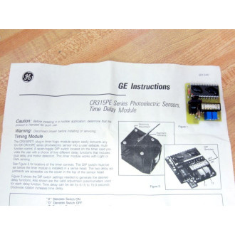 General Electric CR315PET Photoelectric Sensor Board CR315PE1 - New No Box