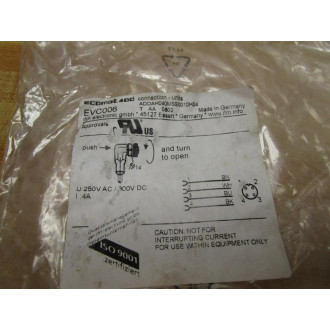 IFM Efector EVC006 Sensor Cable ADOAH040MSS0010H04 (Pack of 2)