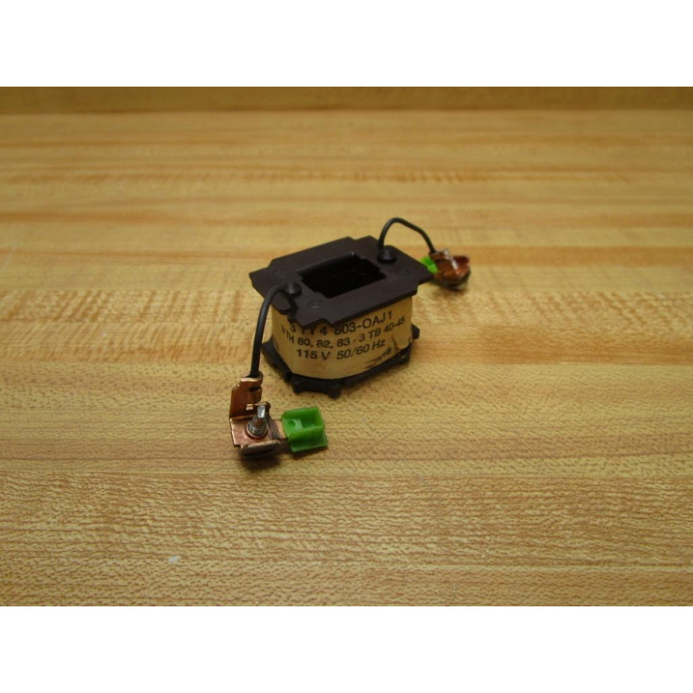 Siemens 3TY4803-OAJ1 Magnetic Coil 3TY4803-0AJ1 - Used