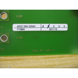 4022 594 52042 PM 1-4 Circuit Board 4022 594 2204.2 - Used