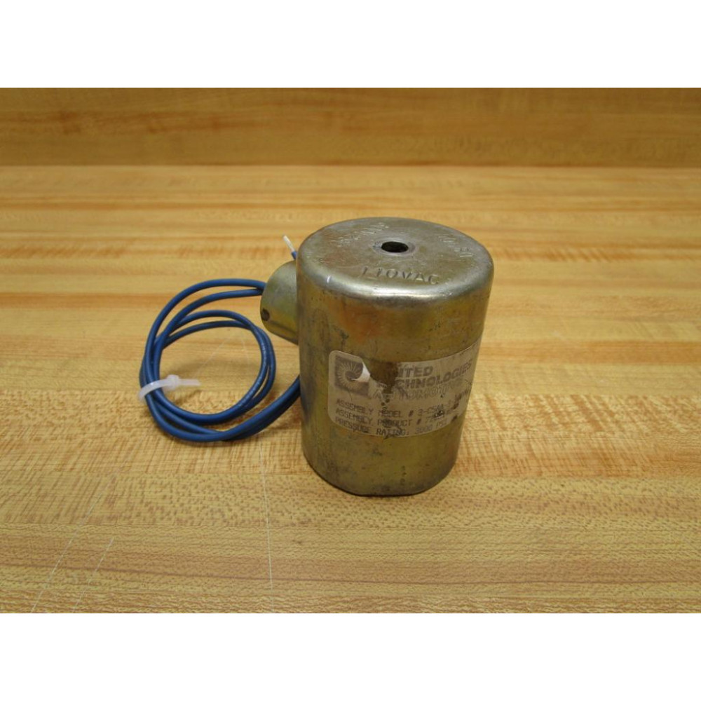United Technologies 6001290 Solenoid Valve Coil 3-C5AA-3 - Used
