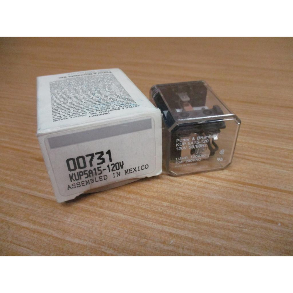 Potter & Brumfield KUP-5A15-120V Relay 00731