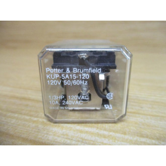 Potter & Brumfield KUP-5A15-120V AC Relay KUP-5A15-120