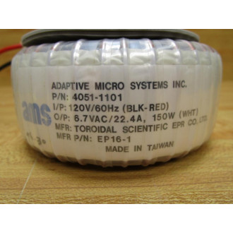 Adaptive Micro Systems 4051-1101 Transducer EP16-1 - Used