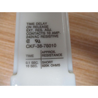 Potter & Brumfield CKF-38-78010 Time Delay Relay CKF3878010 - New No Box