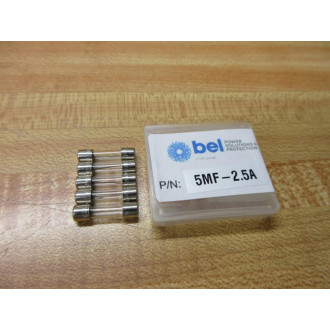 BEL 5MF-2.5A Fuse 5MF-2.5 Fine Wire Element (Pack of 10)