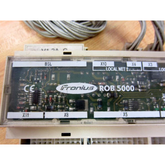 Fronius 4-100-255 ROB5000 Robot Interface 4100255 w10-Wires + Connector - Used