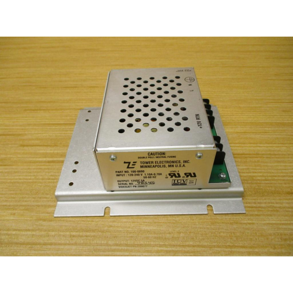 Tower Electronics 100-0690 Power Supply 1000690 - New No Box Tower Electronics 100-0690 Power Supply 1000690 - New No Box