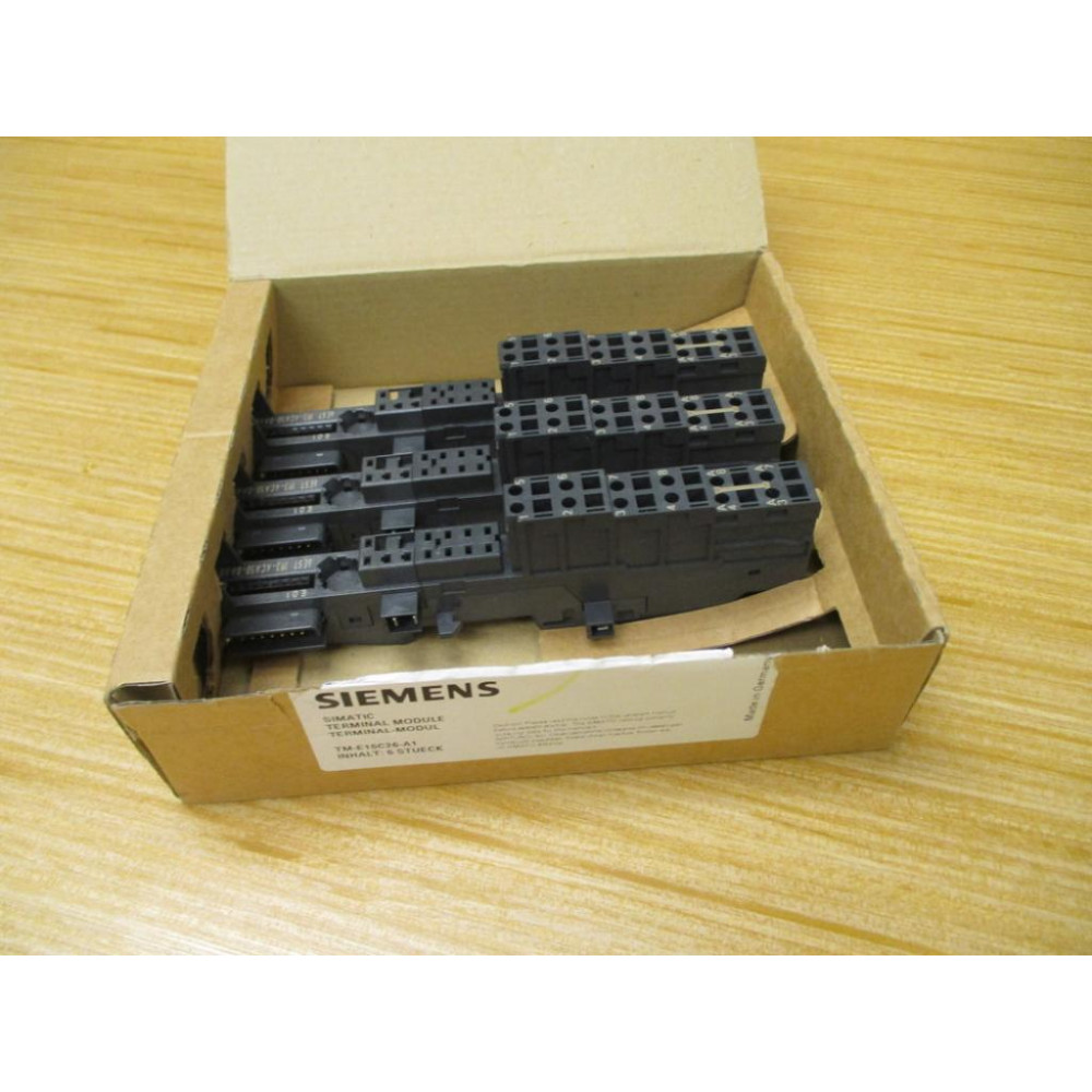 Siemens TM-E15C26-A1 Terminal Module 6ES7 193-4CA50-0AA0 (Pack of 3)