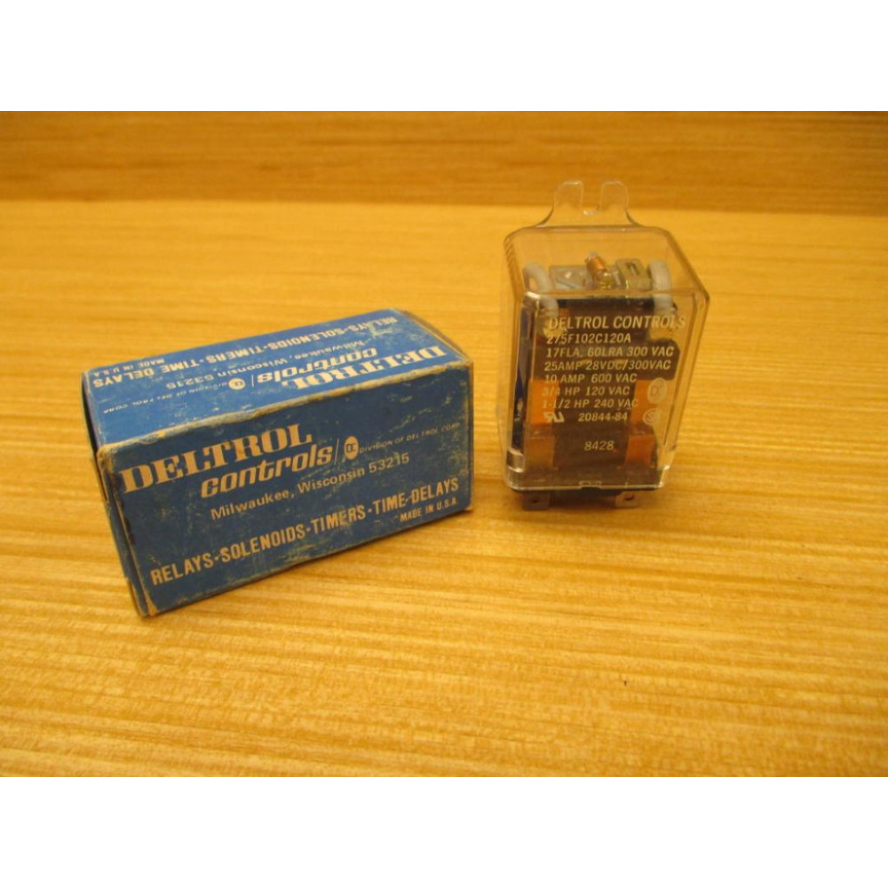 Deltrol Controls 20844-84 Relay 2084484 20 AMP Deltrol Controls 20844-84 Relay 2084484 20 AMP