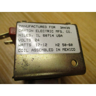 Dayton 3A439 Solenoid Coil W Valve - Used