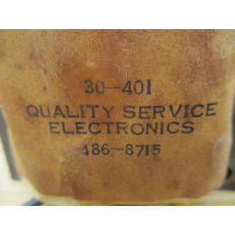 Quality Service Electronics 30-401 Transformer 486-8715 - Used