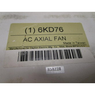 Dayton 6KD76 AC Axial Fan