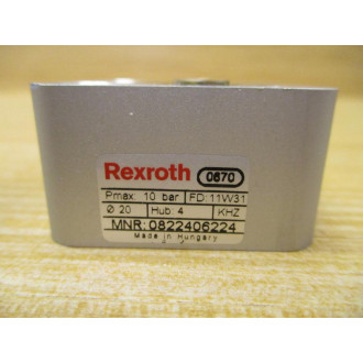 Rexroth Bosch 0 822 406 224 Pneumatic Cylinder 0822406224