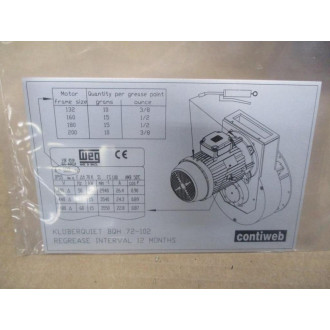 WEG WH117241 Motor 070524075
