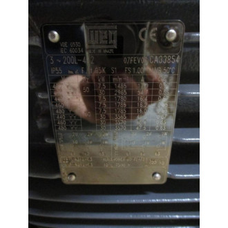 WEG WH117241 Motor 070524075