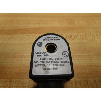 CappUSA 23875 Solenoid Valve - New No Box