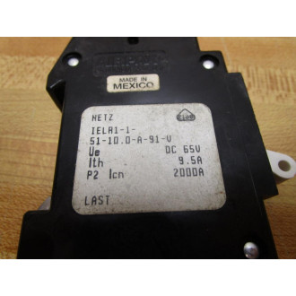 Airpax IELR1-1-51-10.0-A-91-V Circuit Breaker IELR1151100A91V - Used