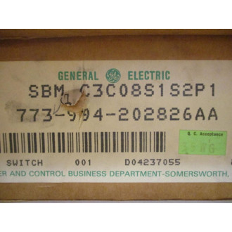 General Electric C3C08S1S2P1 GE Control Switch SBM C3C08S1S2P1