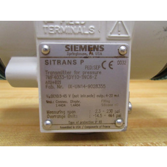 Siemens 7MF 4033-1DY10-1NC6-Z Enclosure 7MF40331DY101NC6Z Enclosure Only - Used