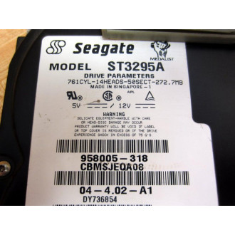 Seagate ST3295A 3.5" 3H 270MB IDE Hard Disk Drive - Used