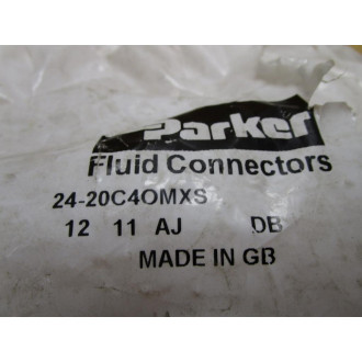 Parker 24-20C4OMXS 1-12" Male Stud Elbow 2420C4OMXS