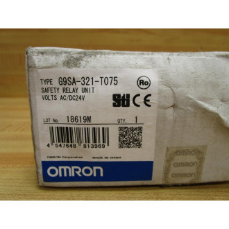 Omron G9SA-321-T075 Safety Relay G9SA321T075